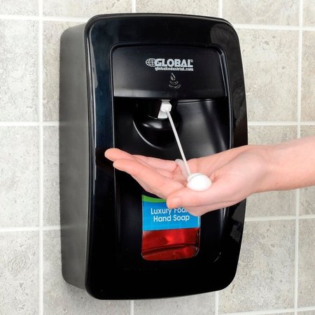 Kutol Products Global Industrial„¢ Automatic Dispenser for Foam Hand Soap/Sanitizer - Black MSL09BK31GLO